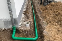 Entwässerungskanalarbeiten im Odenwald - Nico Bibert GmbH